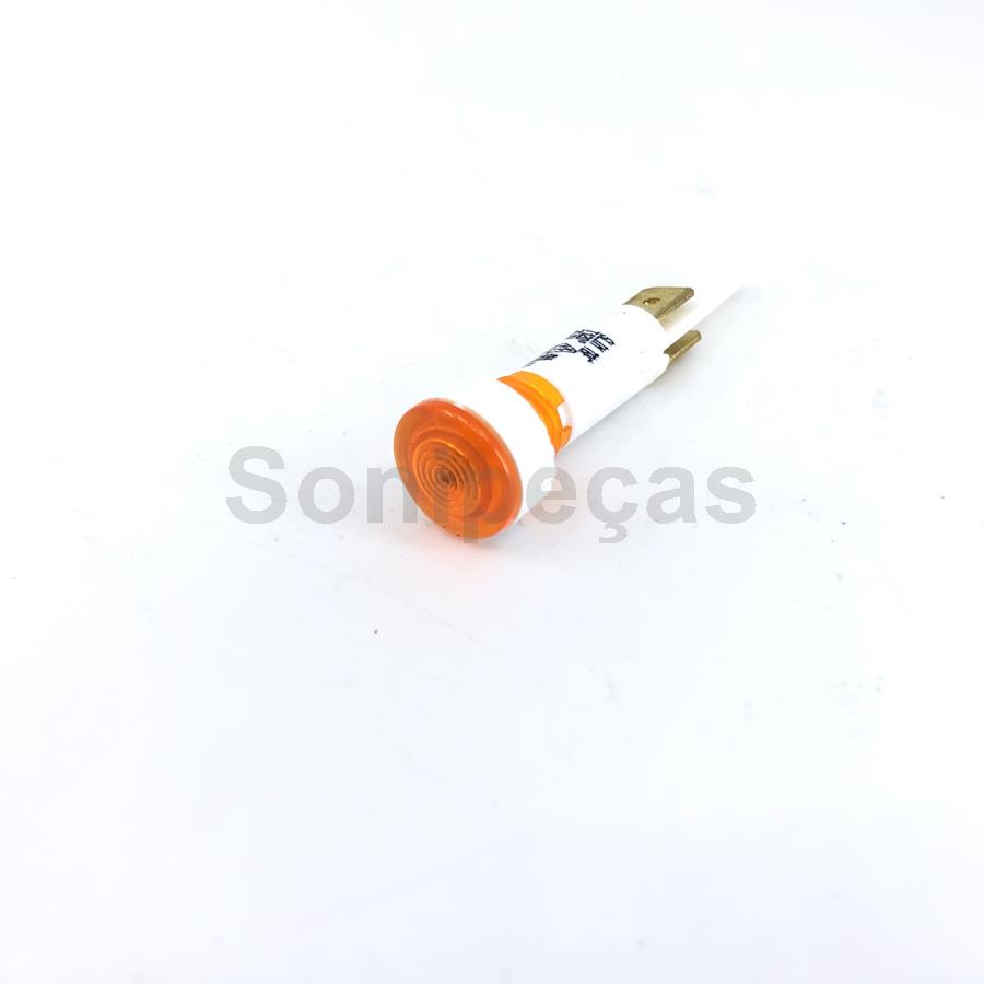 SINALIZADOR LARANJA C/ROSCA 10MM 230V