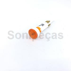 SINALIZADOR LARANJA C/ROSCA 10MM 230V