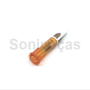 SINALIZADOR LARANJA 10MM 230V