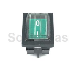 INTERRUPTOR BIPOLAR VERDE C/PROTECÇÃO