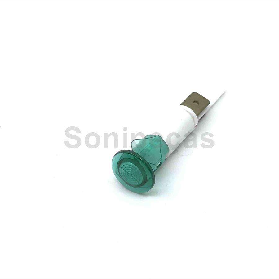 SINALIZADOR Ø10MM VERDE 24V