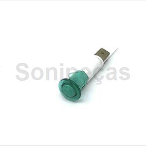 SINALIZADOR Ø10MM VERDE 24V