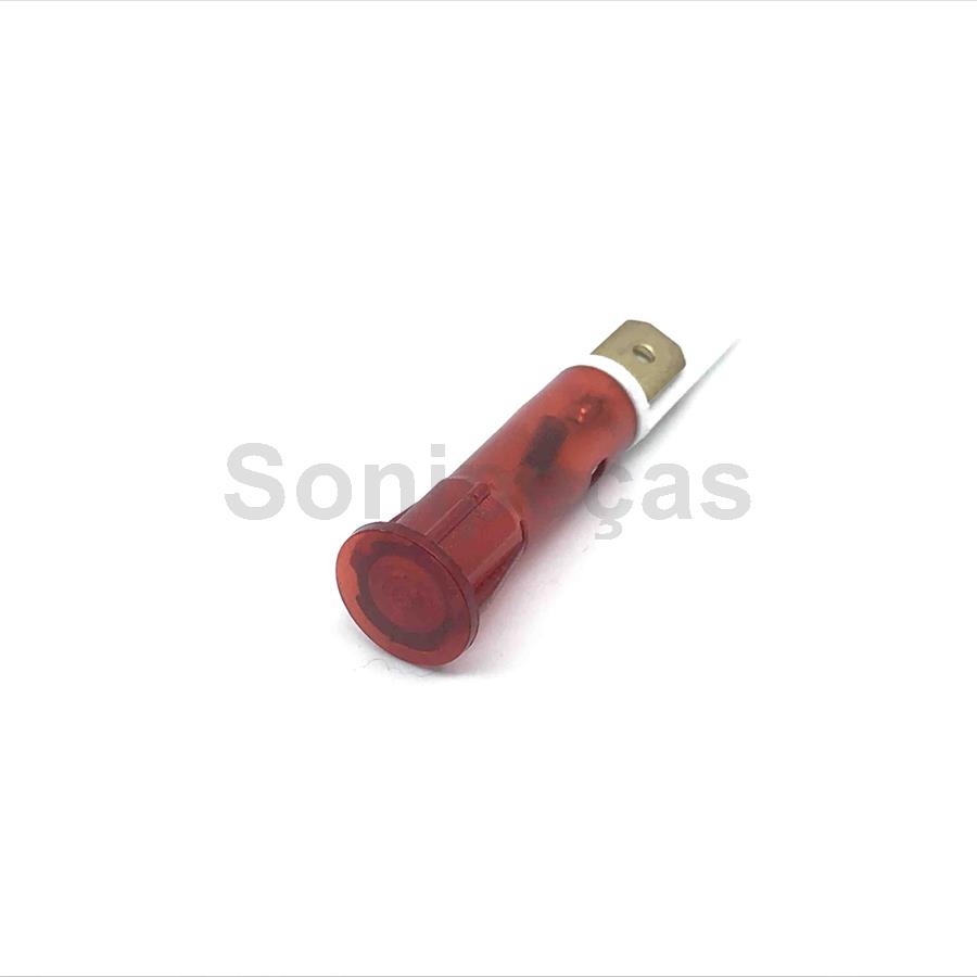 SINALIZADOR Ø10MM VERMELHO 24V