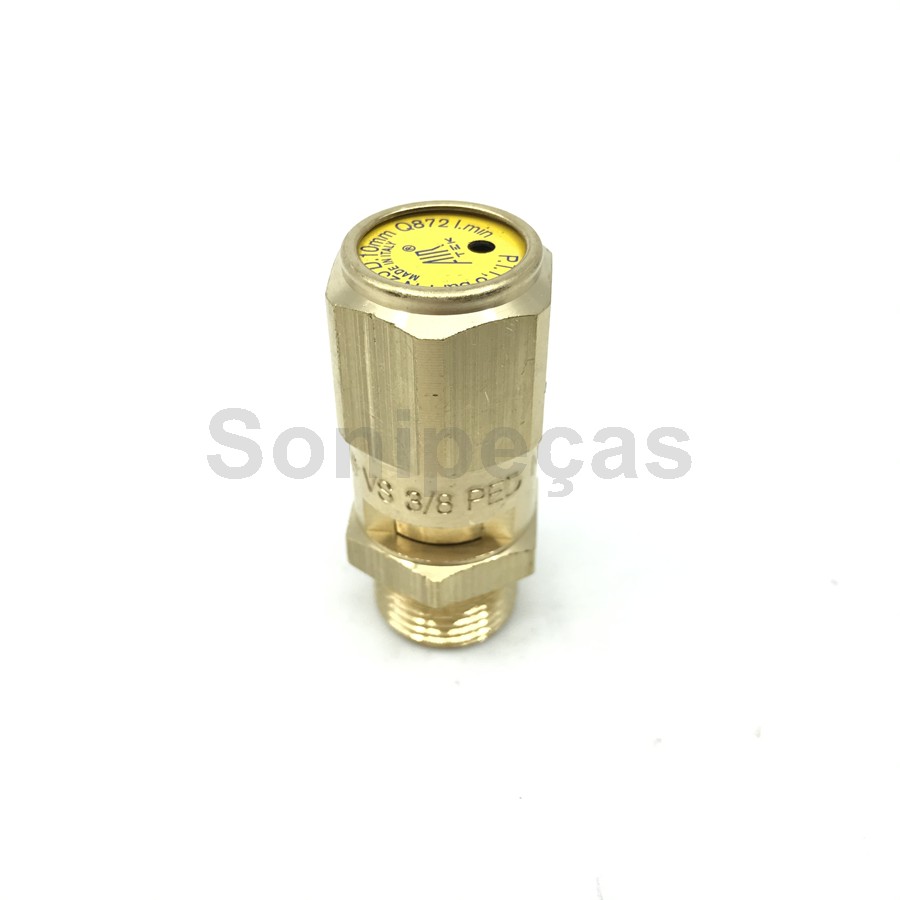 VALVULA SEGURANÇA 3/8 PRESSÃO 1.8BAR VALVULA SEGURANÇA 3/8 PRESSÃO 1.8BAR