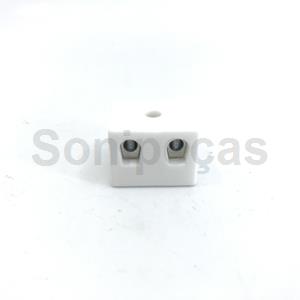 CONECTOR PORCELANA 2 POLOS 2.5MM