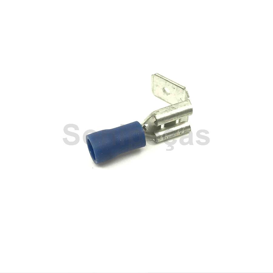 TERMINAL DUPLO ISOLADO 6.3 MM