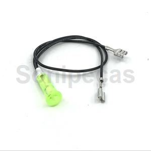 SINALIZADOR REDONDO 9MM VERDE 220V