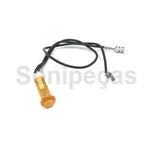 SINALIZADOR REDONDO 9MM AMARELO 220V