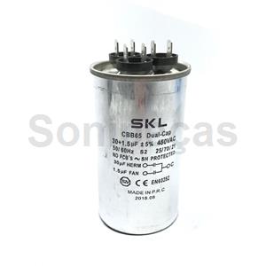 CONDENSADOR 30UF+1.5UF AR CONDICIONADO