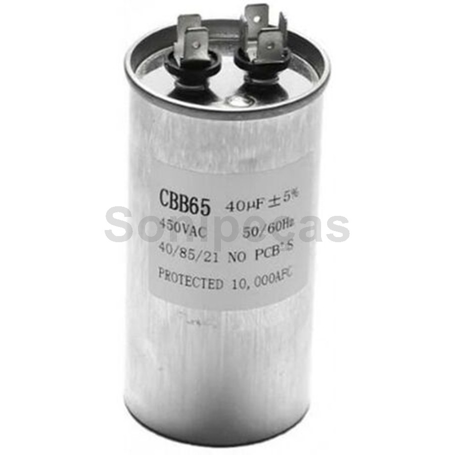 CONDENSADOR METALICO 40UF 450V CONDENSADOR METALICO 40UF 450V
