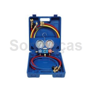 CONJUNTO MANOMETROS 2 VIAS R134A, R32, R410A, R407C