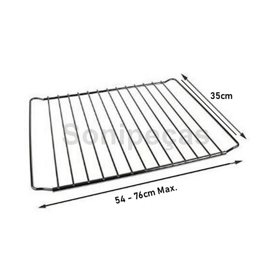 GRELHA FRIGORIFICO/FOGÃO EXTENSIVEL 350X318