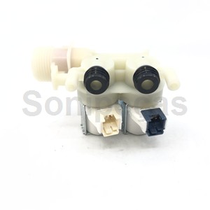 ELECTROVALVULA DUPLA C/FICHA ARISTON/INDESIT