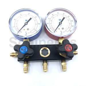 CONJUNTO MANOMETROS 2 VIAS Ø80 R410A/ R32